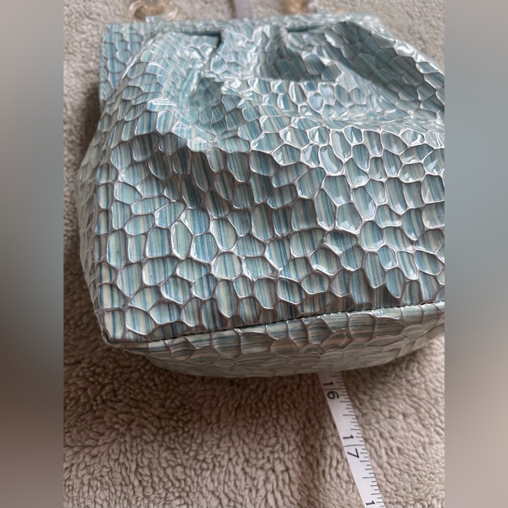 SOLDSOLDSOLDMaryam Nassir Zadeh Glow Purse Hangbag Sky Fish beaded handle strap - Picture 9 of 16